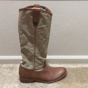 Melissa Frye Canvas Riding Boot